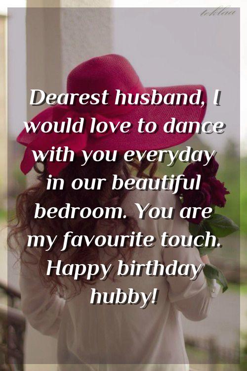 sweet birthday message for hubby
